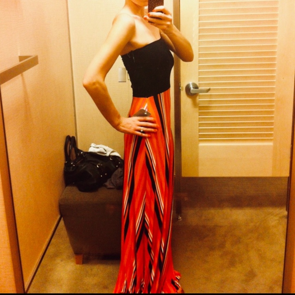 Felicity & Coco strapless dress xs- worn twice